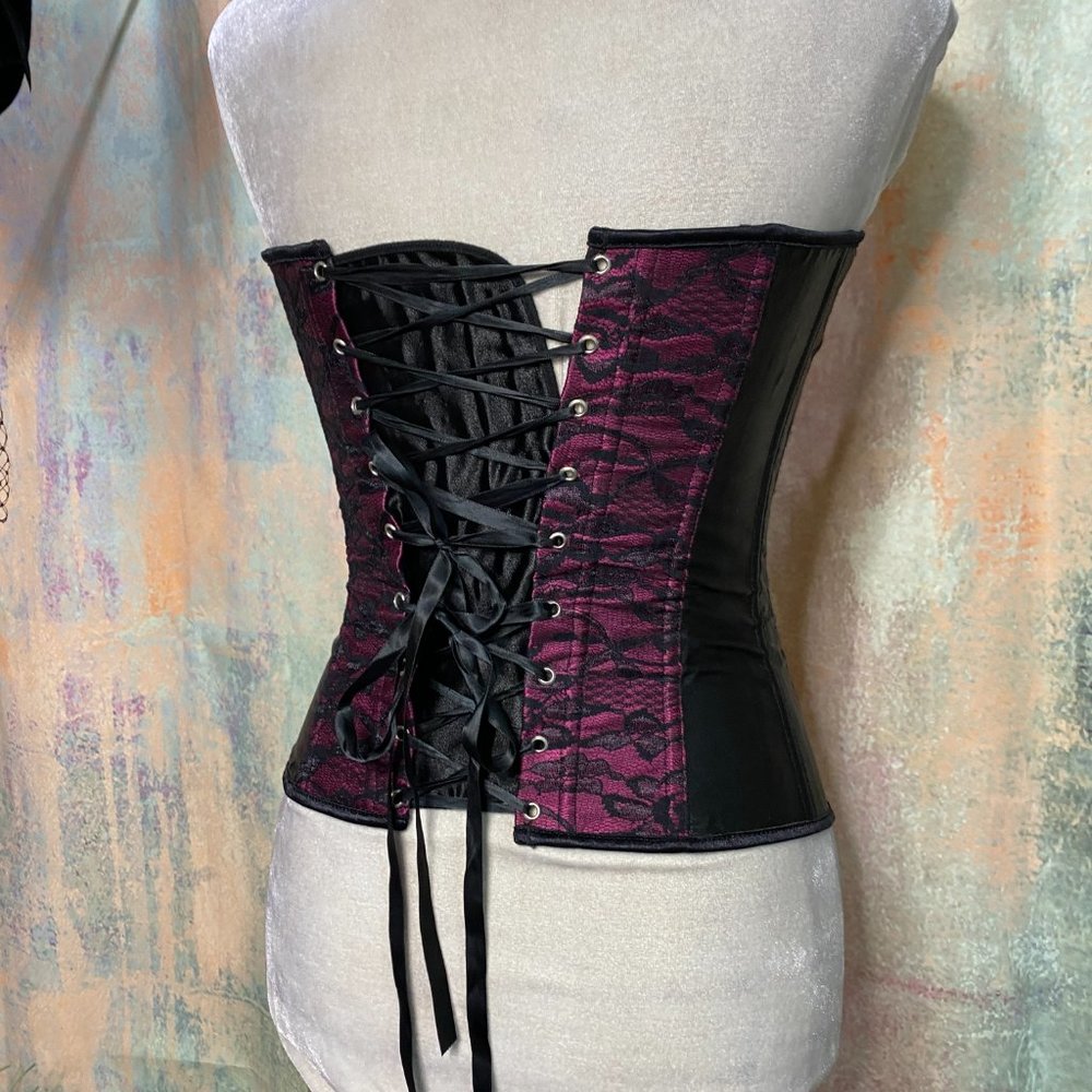 Bustier With Zipper Jutrisujo Faux Leather Corset Top With Front
